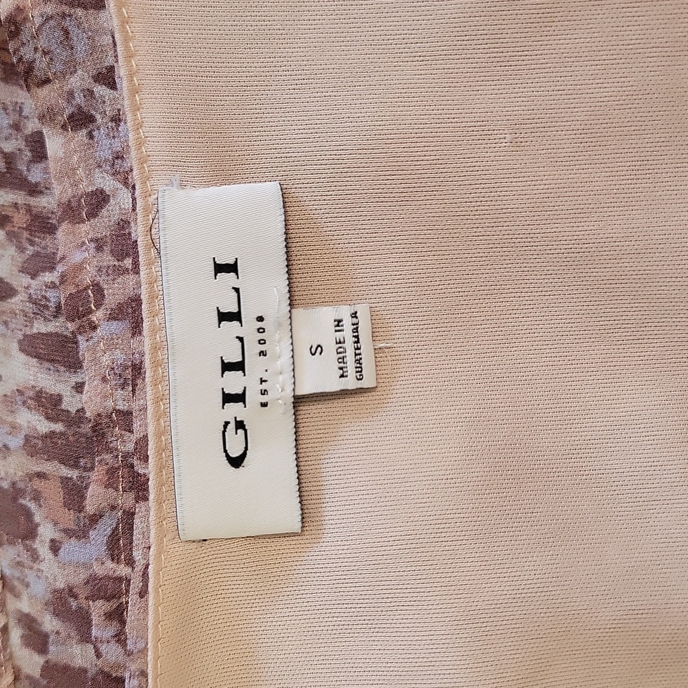 Gilli Ruffle Layered Abstract Print Blouse - image 7